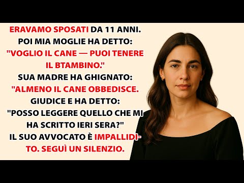 Mia moglie mi ha detto Prendi il ragazzo. Ma ciò che nostro figlio ha rivelato in...