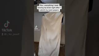 Everything I read leaving my brain right after I submit my exam papers #viral #shorts