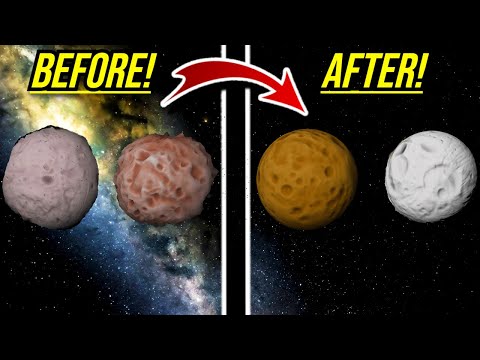 Terraforming DEIMOS And PHOBOS In Universe Sandbox!