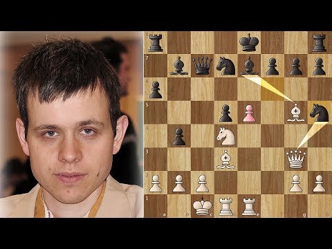 David Navara Crushes his Opponent with a Tal Move