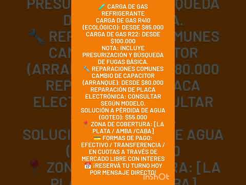 precios de aire acondicionado 2026 buenos aires.consultanos!! #caba #laplata #berazategui