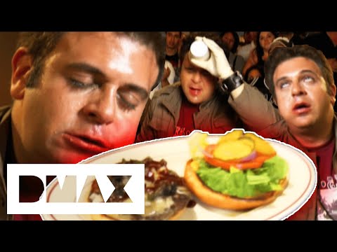 Adam v The Four Horsemen Challenge | Man v Food
