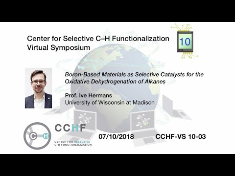 CCHF VS 10.3 - Prof. Ive Hermans | Boron-based Materials as Selective Catalysts