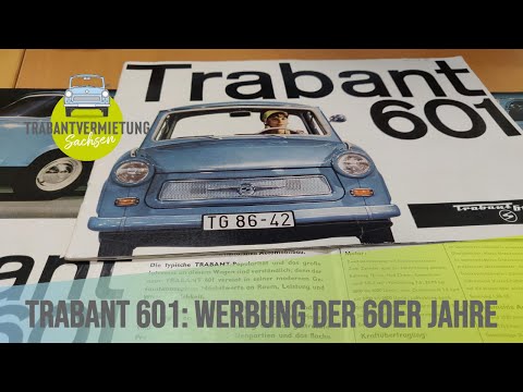 Trabant 601 Werbung, Prospekte & Reklame der 60er Jahre