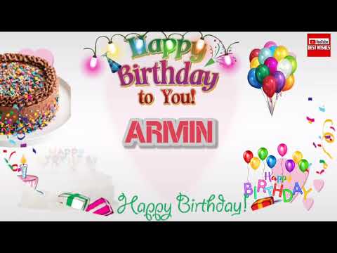 Happy Birthday ARMIN _|🎂|_ Birthday Song_|🎂|_Best_Wishes_||