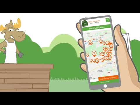 Spot promujący Turystyczną aplikację mobilną Misja Kampinos!