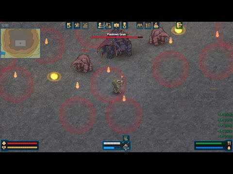 CryoFall - Solo kill the Sand Tyrant with only one manul