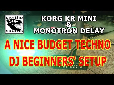 Korg KR Mini Rhythm & Monotron Delay session