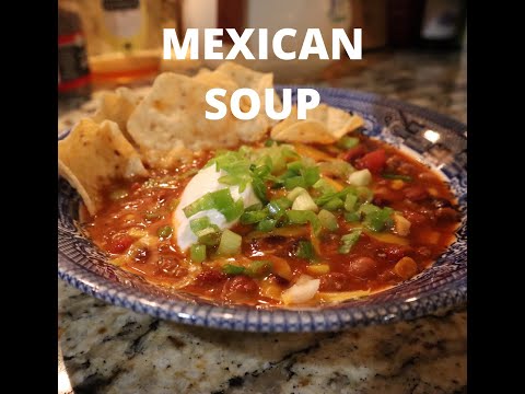 PANTRY FRIENDLY MEXICAN (TACO) SOUP!