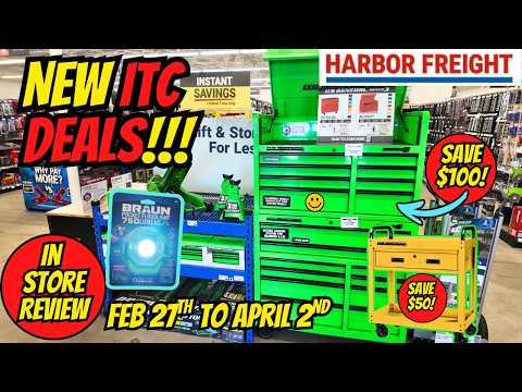 HUGE Harbor Freight ITC Deals This Month! Feb 27th To April 2nd