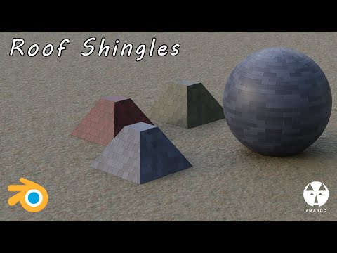 Roof Shingles Material | Blender Tutorial