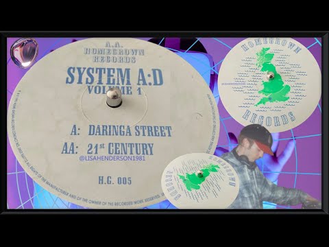 SYSTEM A:D – 21ST CENTURY – HOMEGROWN RECORDS – 1993 – CAT HG005 🌿