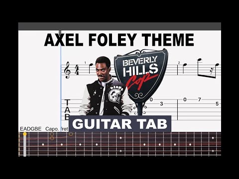 Axel Foley Theme (Beverly Hills Cop) - Fingerstyle Guitar Tab