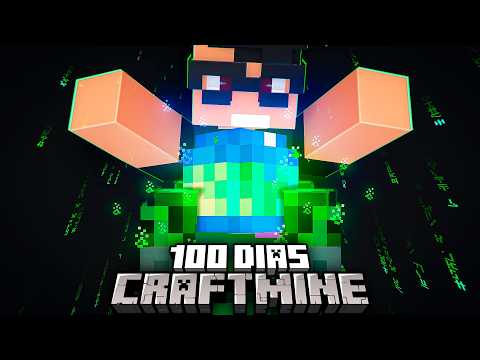 Sobrevivi 100 dias no CRAFTMINE (1º DE ABRIL) DO MINECRAFT - O FILME