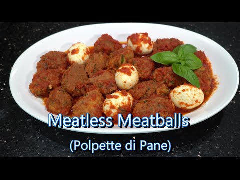 Italian Grandma Makes Meatless Meatballs (Polpette di Pane)