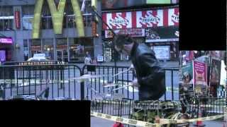 Charlie Zeleny: Drumageddon Manhattan: Drummer Uses Times Square Itself As Drumset In One Take