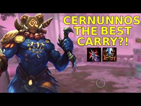 BEST CERNUNNOS BUILD!? CERNUNNOS BEST CARRY!? - Conquest Smite