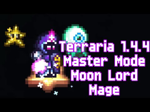 Terraria 1.4.4 - Killing Master Mode Moon Lord!