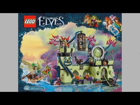LEGO Elves 41188 Breakout from the Goblin King's Fortress  - instruction timelapse