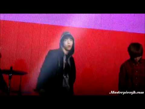 (Fancam) 11.12.31 SHINee Jonghyun - Lucifer Rehearsal@мвс