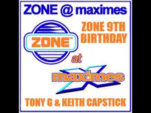 Zone 9th Birthday August 2000 @ Maximes Tony Graham, Keith Capstick & Mc Smoke