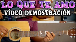 Lo que te amo | Crecer German | Vídeo Demostración | COVER