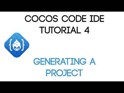 Cocos Code IDE V1 Tutorial 4 Generating A Project