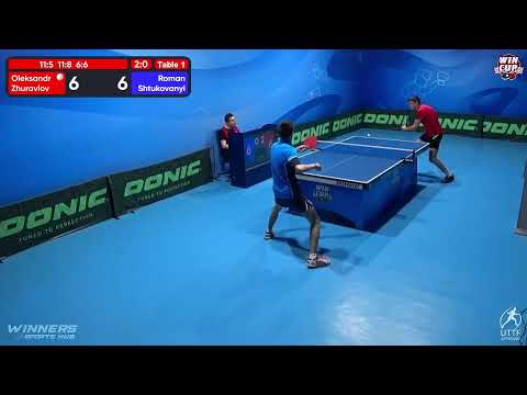 02:30 Oleksandr Zhuravlov 3-0 Roman Shtukovanyi West 7 WIN CUP 11.12.2022 | TABLE TENNIS WINCUP