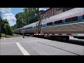 Amtrak Downeaster At Front Street Approaching Exeter Station