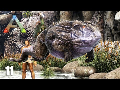 Domei um SAPO GIGANTE - Beelzebufo - ARK 3 VIDAS - #11