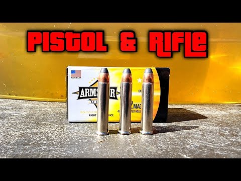 Armscor .22WMR Pistol \u0026 Rifle Ballistic Gel Test \u0026 Review
