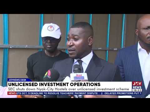 Unlicensed Investment Operations: SEC shuts down Nyak-City Hostels over unlicensed investment scheme