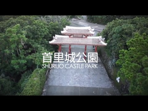 首里城公園 空からみた首里城