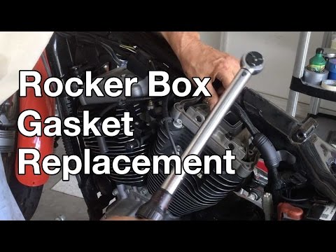 How To: Harley Davidson Sportster Rocker box gasket replacement. part 1