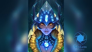 Nami the Tidecaller- League of Legends animated fanart
