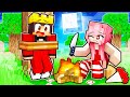 CAMPING With CRAZY FAN GIRL In Minecraft!
