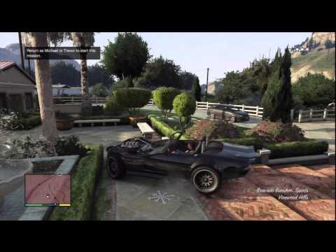 99 Grand Theft Auto V Walkthrough HD PS3 (Franklin Gets Wasted By The Cops)