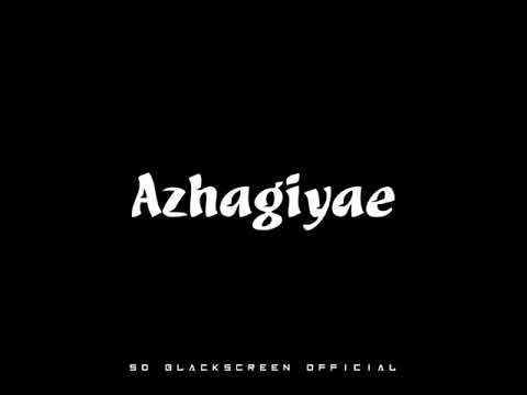 Azhagiye Marry Me Blackscreen Lyrics | Kaatru Veliyidai Movie Blaclscreen Whatsapp Status Tamil