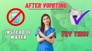 What FOOD to eat after VOMITING and get rid of NAUSEA