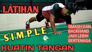 Download lagu LATIHAN SIMPLE TAMBAH POWER TANGAN UNTUK SMASH DAN BACKHAND mp3 Download lagu LATIHAN SIMPLE TAMBAH POWER TANGAN UNTUK SMASH DAN BACKHAND mp3