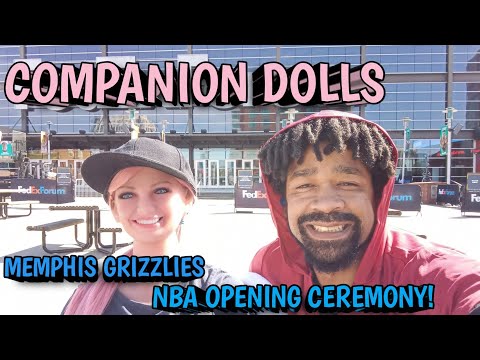 Companion Dolls "Memphis Grizzlies NBA Opening Ceremony!"