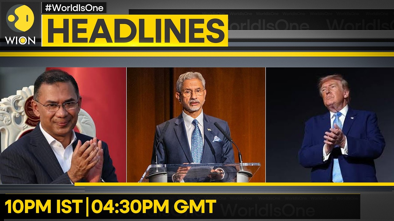 Jaishankar: India-China Ties Much Better | Trump Launches AI-Powered America.gov | WION Headlines