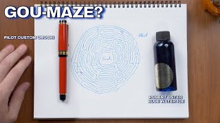 Relaxing Maze Drawing with the Pilot Custom Urushi