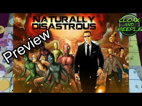Cloak and Meeple: Preview | Naturally Disastrous