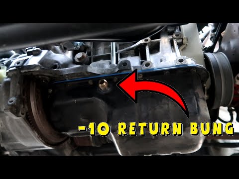 Rescued Wagon Turbo Hot Side Piping + Oil Pan Bung'd