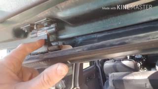 Jeep cherokee rear hatch removal and install