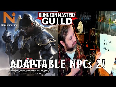 DM's Guild Review - Adaptable NPCs 2 | Nerd Immersion