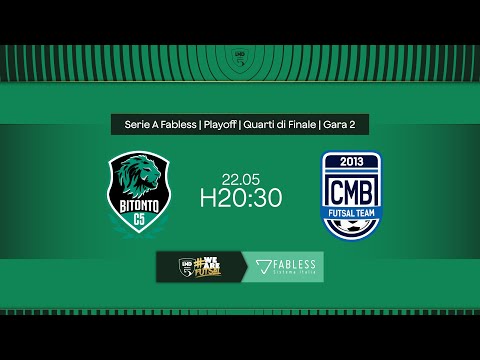 Bitonto-CMB Futsal Team 7-1 | Serie A Fabless 2024/2025 | Playoff | Quarti - Gara-2