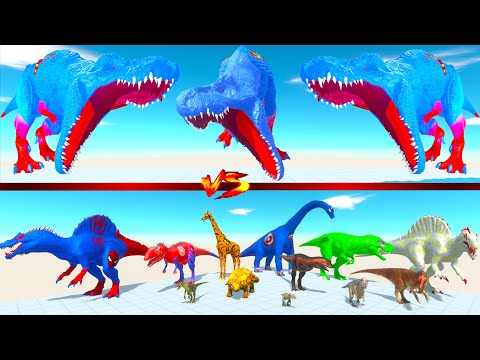 SUPERMAN T-REX vs DINOSAURS - INFERNALS - FANTASY - PRIMATES -  REPTILES - ARBS