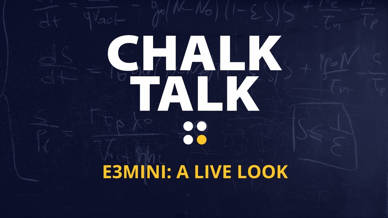 Isolite - September 2021 Chalk Talk: E3MINI: A Live Look
